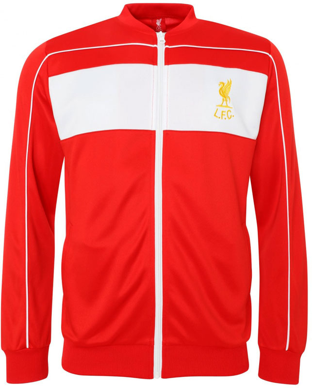 南野のリヴァプール、昔のスポンサー入り「超レトロなトラックジャケット」登場！｜写真4