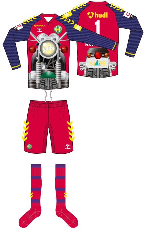 “架空のチーム”、葉羽エストレーノの新ユニフォームが登場！大胆に「バイク」を描く｜写真6