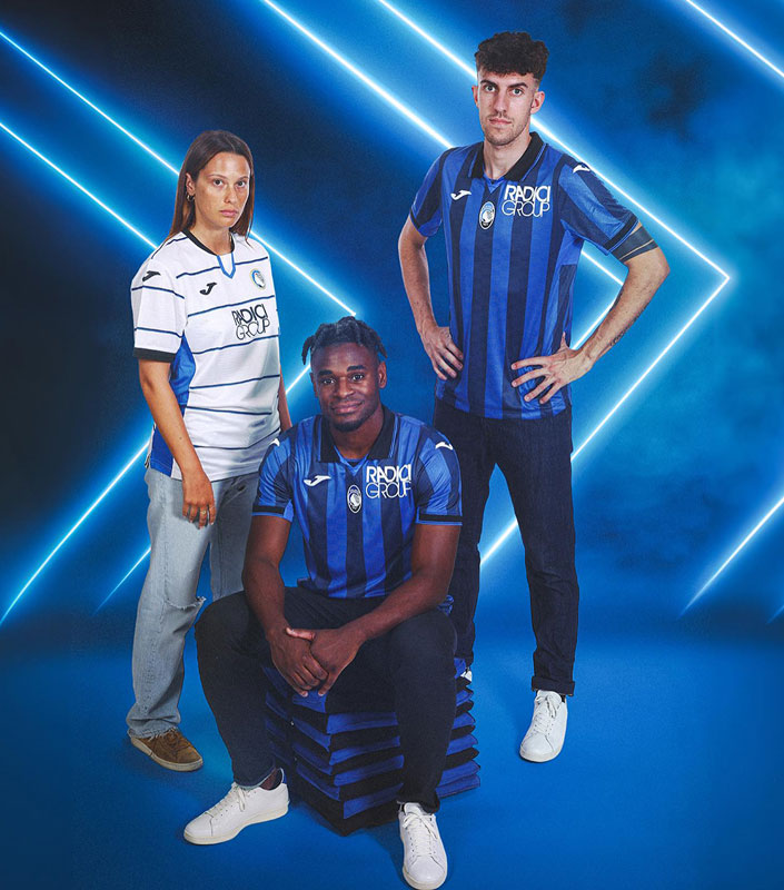 EL出場アタランタ！23-24新ユニはクラシックなデザインが登場　旧エンブレムが“復活”する｜写真8