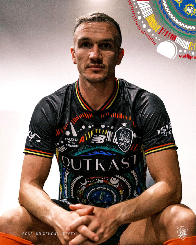 民族問題を軽視するな！豪1部ブリスベン、問題提起の「先住民族ユニフォーム」がカラフルで美しい｜写真6