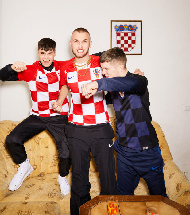 クロアチア代表、ロシアW杯に向けたチェック柄の新ユニフォームを発表！｜写真8