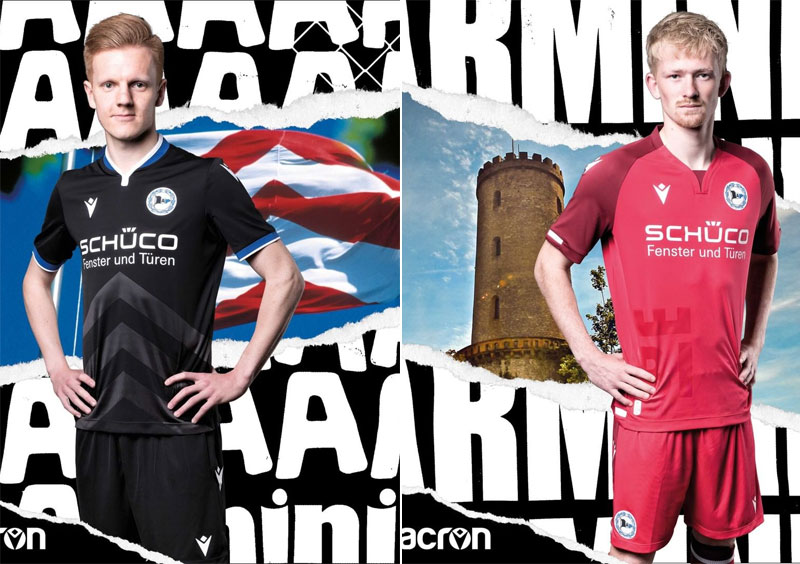 奥川所属ビーレフェルト、2021-22新ユニフォーム発表！サードがちょっと面白い｜写真6