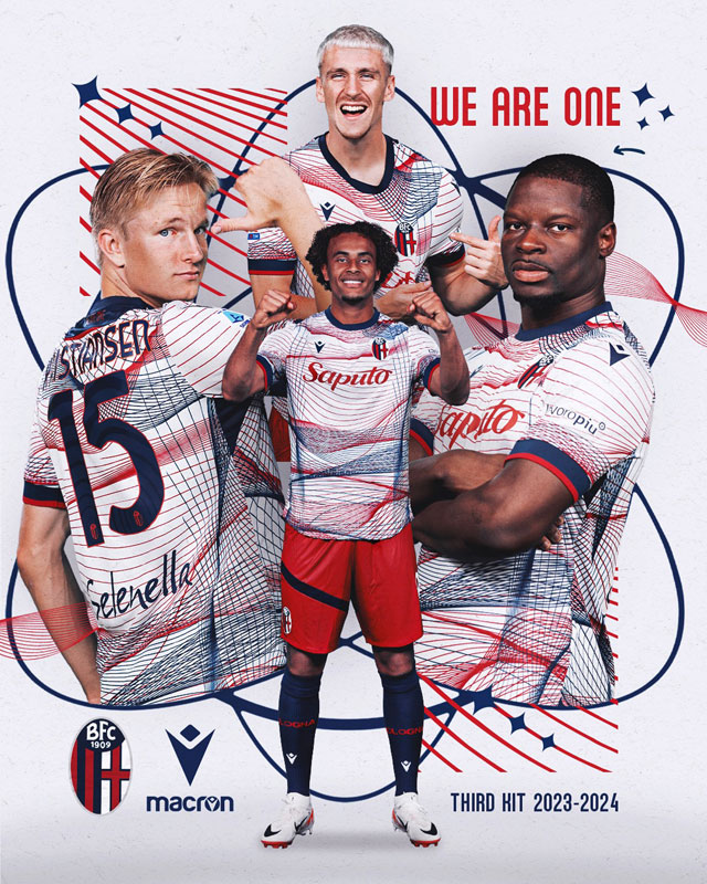 ボローニャが美しくも斬新な新ユニを発表！何度も見てしまう「中毒性デザイン」にハマる｜写真8