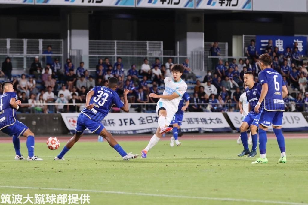 【インタビュー】注目の大学最強ストライカー筑波大FW内野航太郎が語るパリ五輪メンバー入りへの思い｜写真13