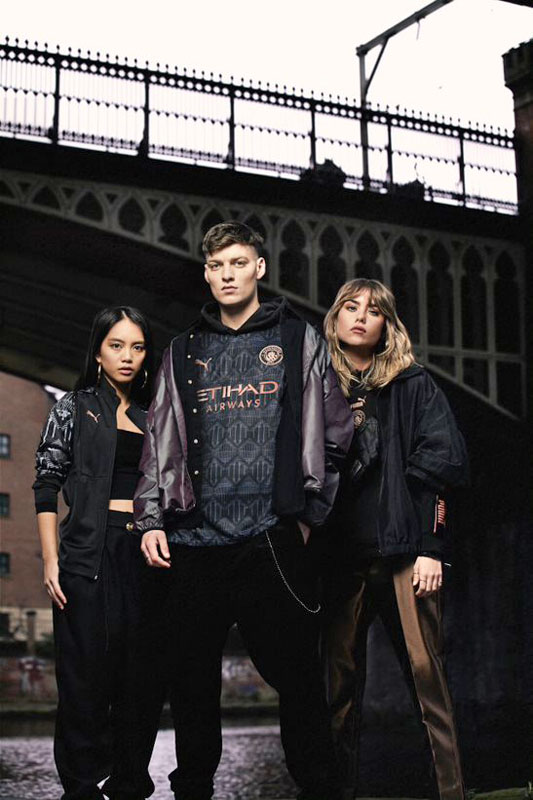 マンチェスター・シティ、「美グラフィック」な2020-21新アウェイユニフォーム発表！｜写真4