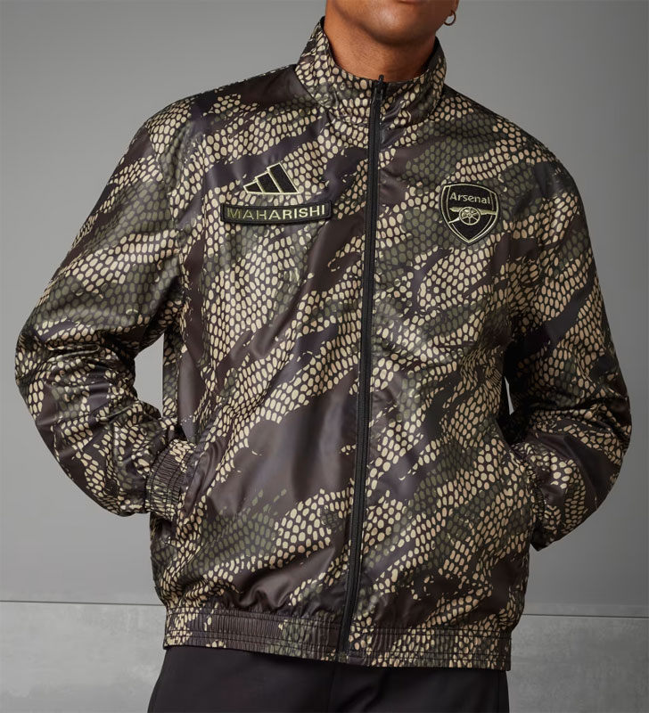 アーセナルと人気ブランド『MAHARISHI』の限定コラボウェアが登場！「日本の浮世絵」に触発の龍をデザイン｜写真11