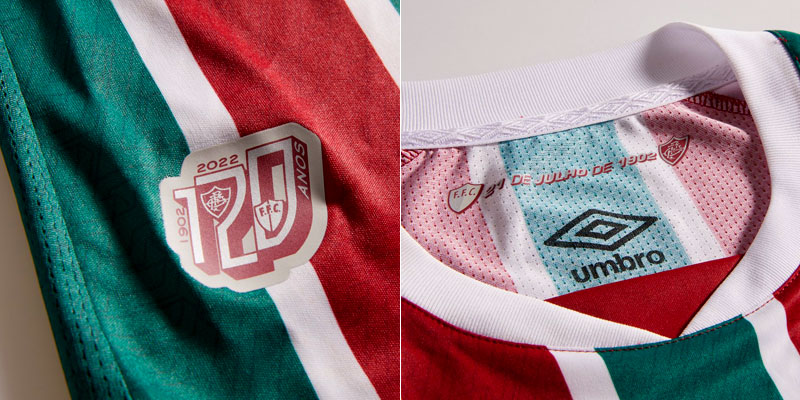 120周年記念！強豪フルミネンセ、クラシックな2022新ユニフォームを発表｜写真3