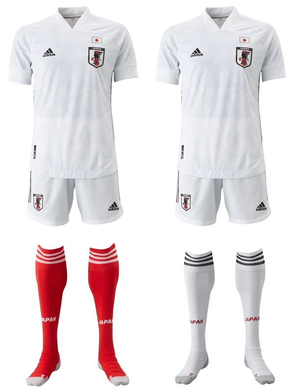 日本代表、2020新アウェイユニフォームを発表！「白・白・赤」の組み合わせ｜写真5
