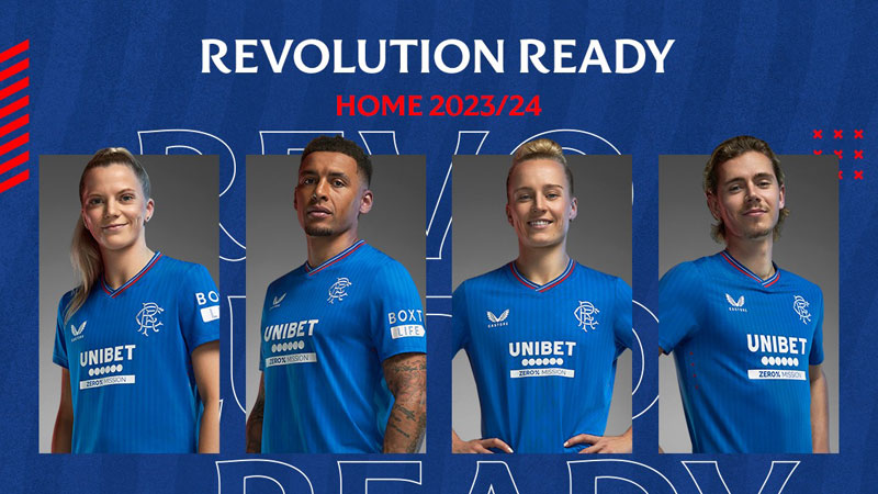名門レンジャーズ、宿敵セルティックより早く23-24新ユニ発表！“レトロ路線”を継承デザイン｜写真6