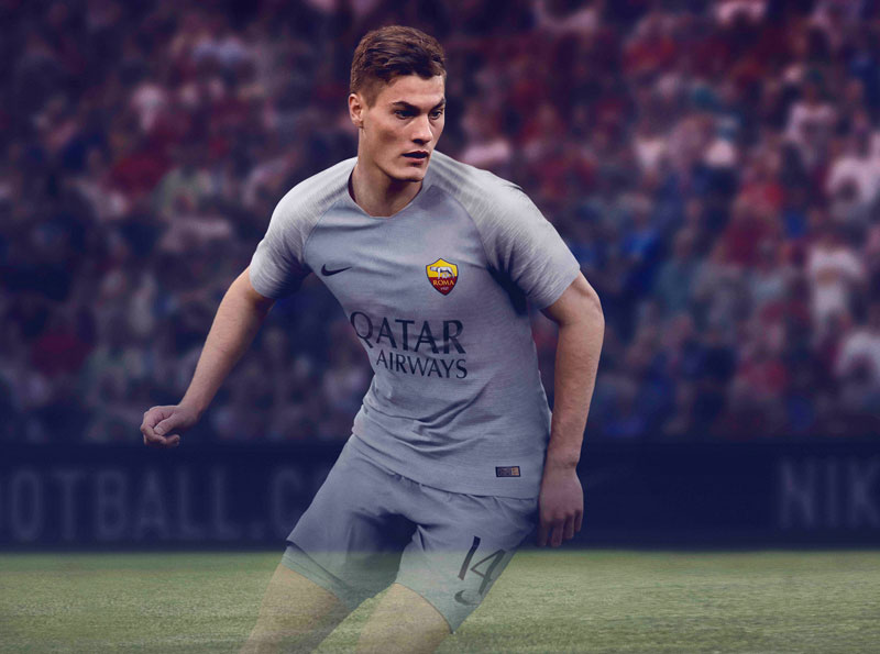 ローマ、ウルフグレーの2018-19アウェイユニフォームを発表！新背番号も掲載｜写真7