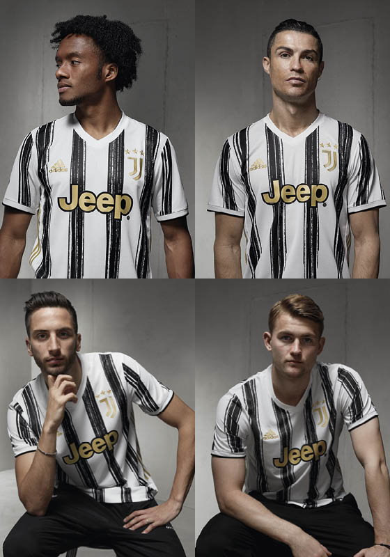 ユヴェントス、2020-21新ユニフォーム発表！「手書き風ストライプ」が登場｜写真7