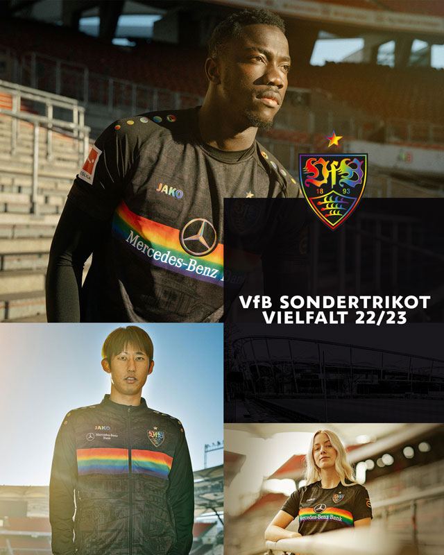 “多様性”に理解を！シュトゥットガルト、虹色「ダイバーシティ」ユニフォームを発表｜写真9