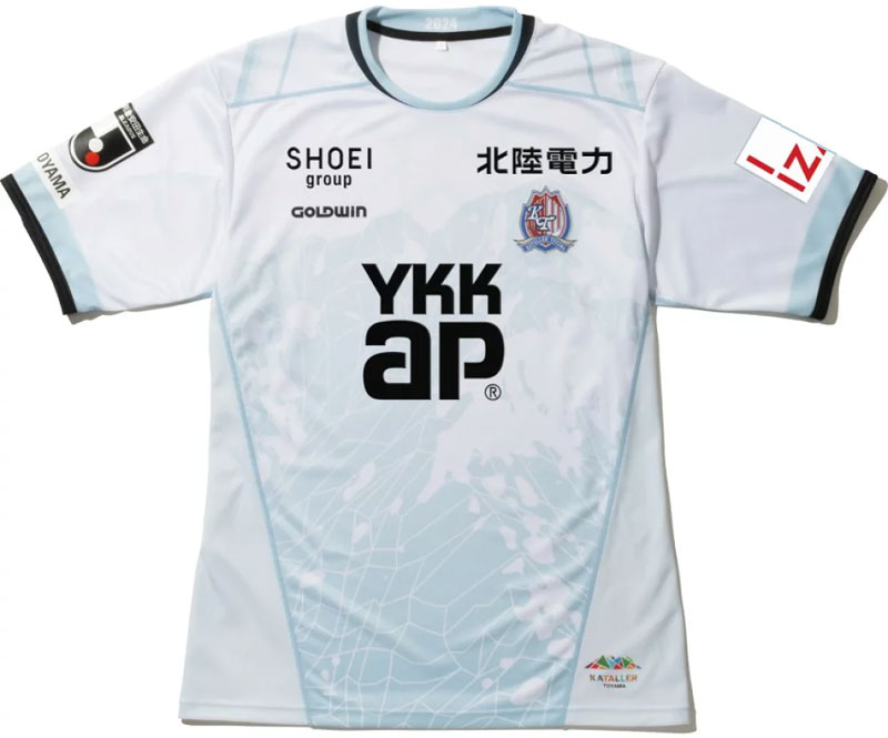 カターレ富山が2024新ユニフォームを発表！ホームは濃淡ブルーの「迷彩柄」で富山県民の“誇り”を表現｜写真4