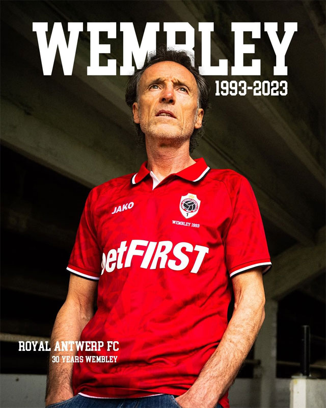 “伝説のパルマ戦”から30年！三好所属アントワープが「CWC決勝記念」限定ユニを発表｜写真5