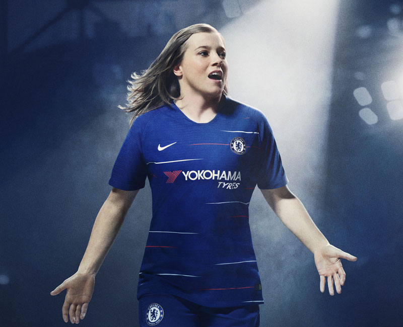 チェルシー、2018-19新ユニフォームを発表！デザインは1980-90年代に触発｜写真6