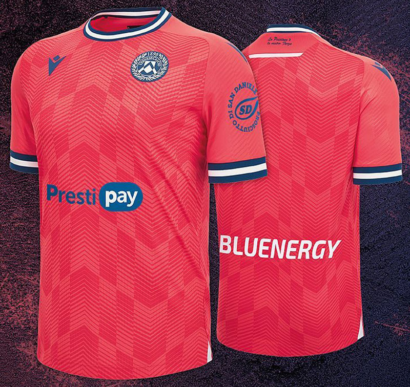 “ジーコ時代”のデザイン復活！ウディネーゼの23-24新ユニ、懐かしの「シマウマエンブレム」も再登場｜写真4