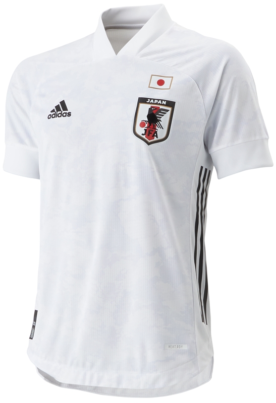 日本代表、2020新アウェイユニフォームを発表！「白・白・赤」の組み合わせ｜写真6