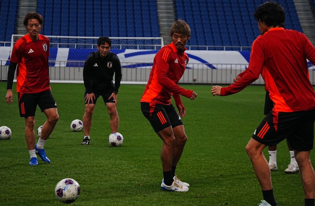 日本代表MF守田英正がオーストラリア戦に向けて「チーム力はいまが1番だと思います」と4連勝に自信を見せる｜写真3