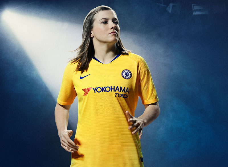 チェルシー、「優勝カラー」の2018-19アウェイユニフォームを発表！｜写真5