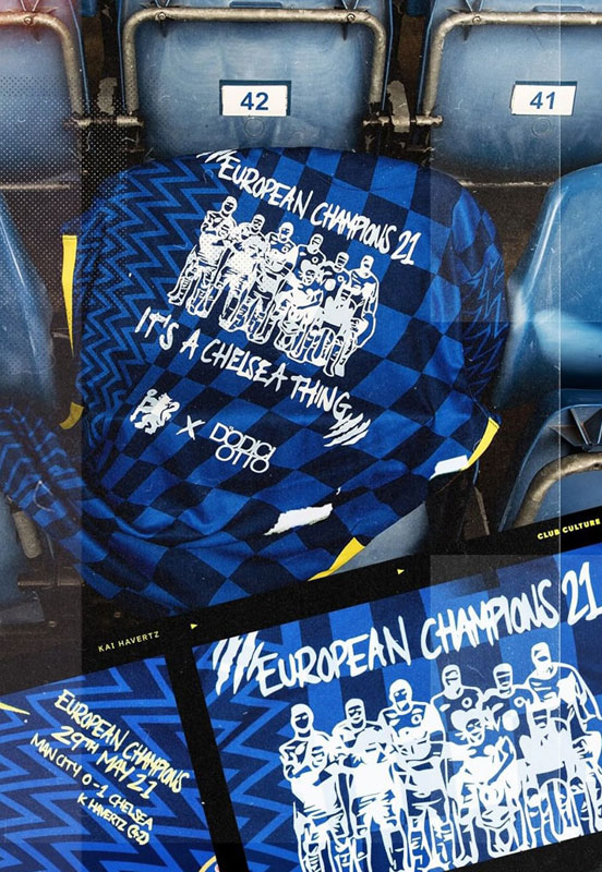 チェルシー、歓喜のCL優勝をデザインした「超限定ユニフォーム」を発表！｜写真3