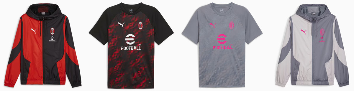 ミランにPUMA新作「プレマッチ・コレクション」登場！胸に人気ゲーム『eFootball』ロゴ入り｜写真8