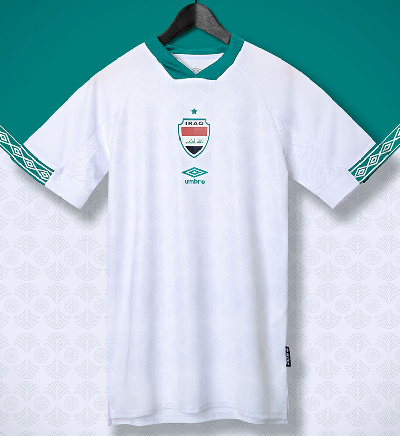 イラク代表、“美デザイン”2021新ユニフォームを発表！「古代メソポタミア」を描く｜写真4