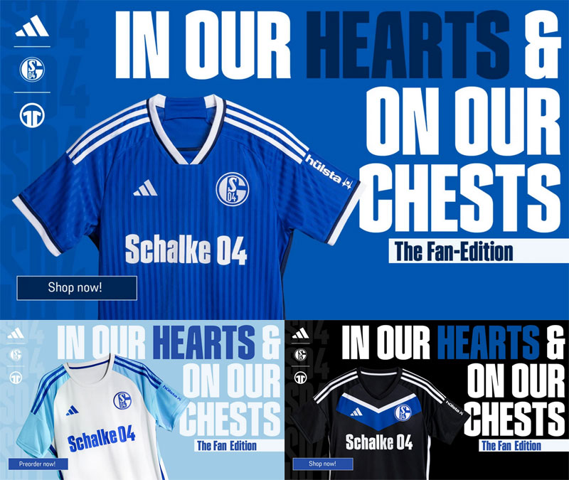 上月壮一郎が所属の名門シャルケ！今季ユニは「懐かしの胸ロゴ」復活に“90年代”がよみがえる｜写真7