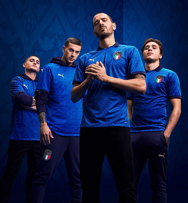 イタリア代表、「優美なルネッサンス柄」のEURO2020ユニフォーム｜写真6