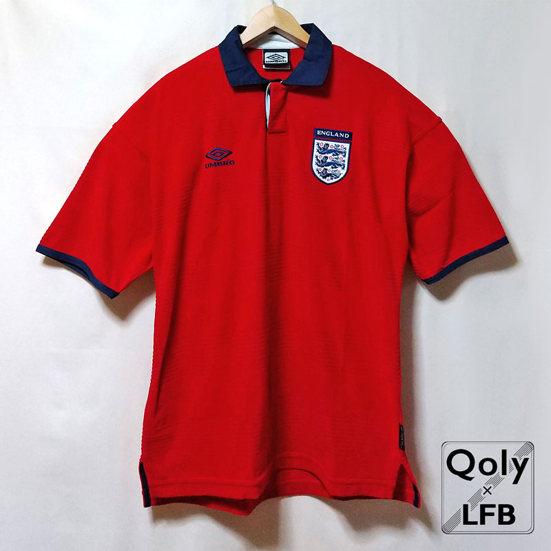 伝説の「タオルユニ！」イングランド代表、1999アウェイユニフォーム｜写真5