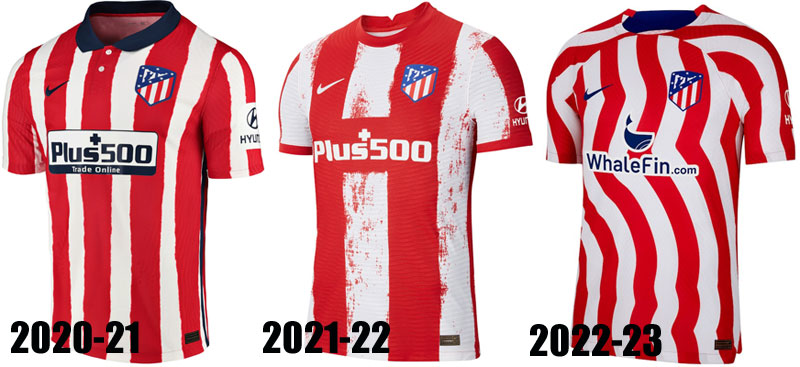 アトレティコ・マドリーの23-24新ユニが登場！4年ぶりに「普通のストライプ」復活｜写真3