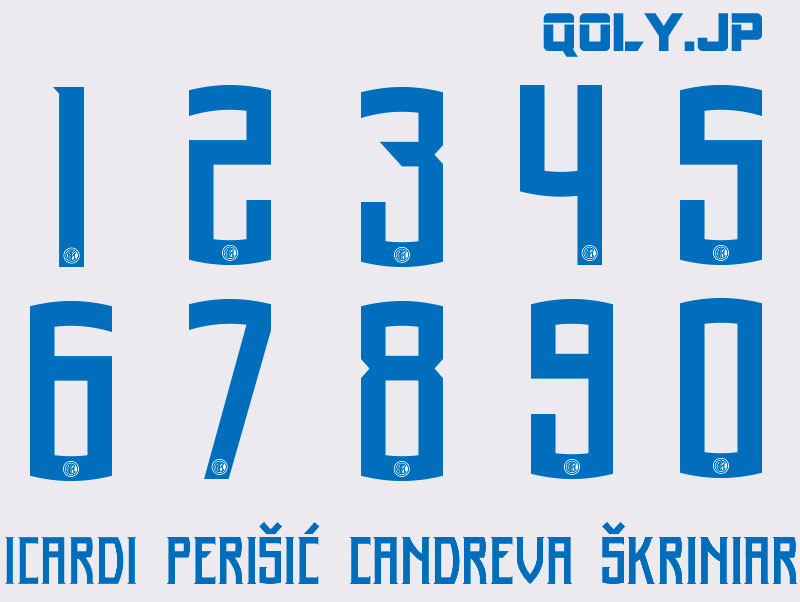 インテル、蛇柄の2018-19アウェイユニフォームを発表！ネームナンバーも掲載｜写真6
