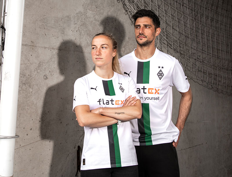 ボルシアMG、2022-23新ユニフォーム発表！「クラブ黄金期」のストライプデザイン｜写真5