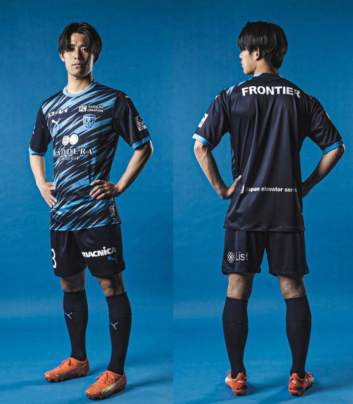 横浜FCが「25周年記念」サードユニを発表！“ネイビー×HAMABLUE”が超絶スタイリッシュ｜写真4