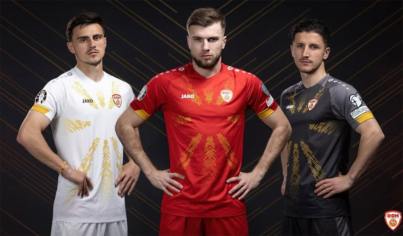 長すぎた…北マケドニア代表、「7年ぶり」に新ユニフォームを発表！EURO予選でデビュー｜写真5