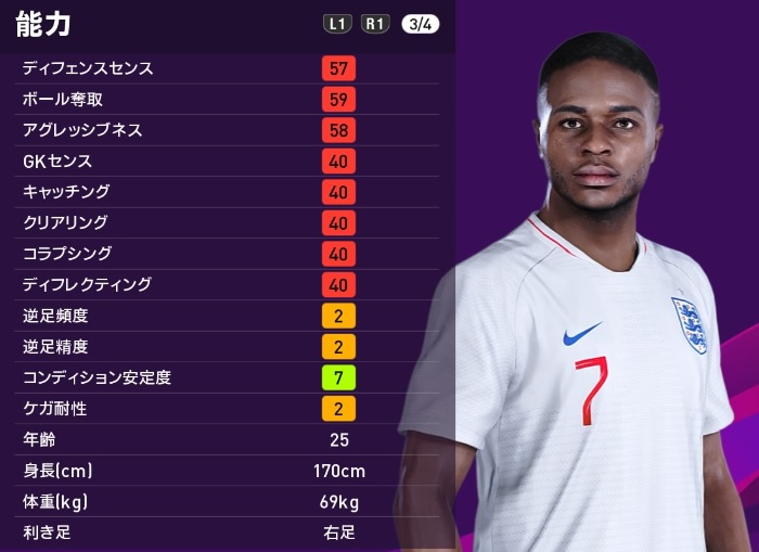 ウイイレで比較！リヴァプール対シティで鍵を握りそうな「イングランド代表」｜写真11