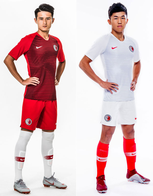 香港代表、高貴な“四爪龍”を胸に付けた2018新ユニフォームを発表！｜写真5