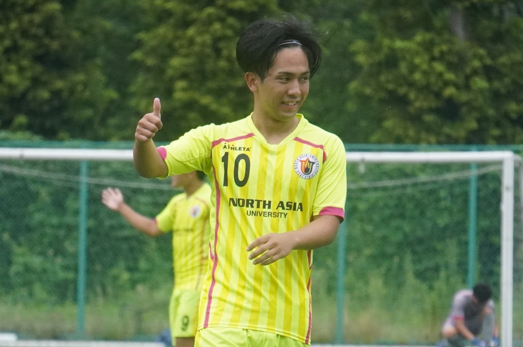 プロ注目、大ケガ、それでも元東北得点王ノースアジア大FW内垣祥一は諦めない「いまはまだ見つかっていないですけど、努力したい」｜写真3