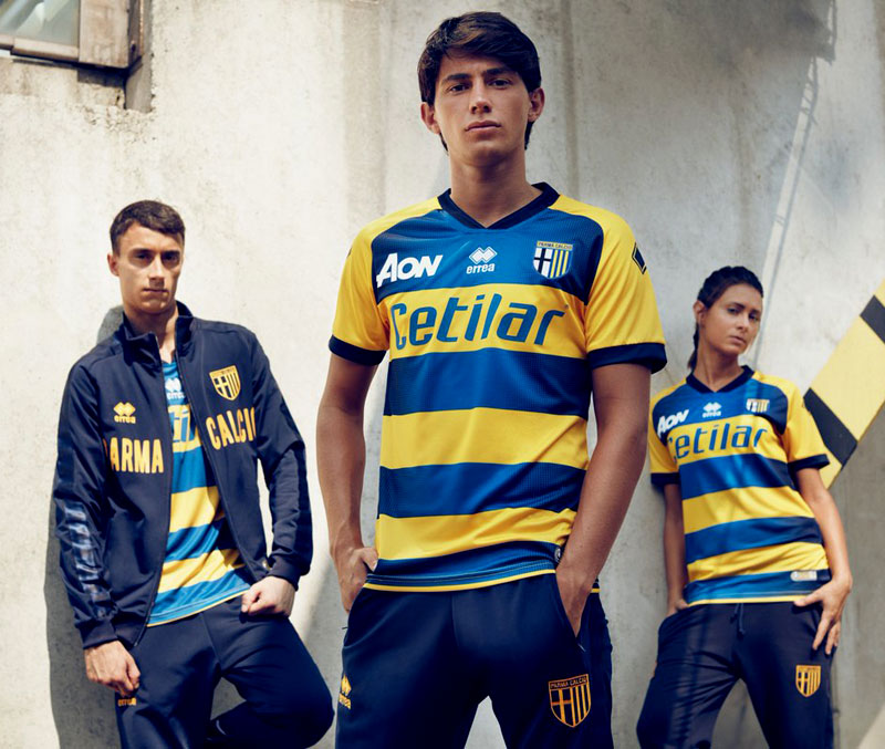 パルマの2018-19ユニフォーム、ジャッロブルーのボーダー「誕生20周年」に！｜写真6