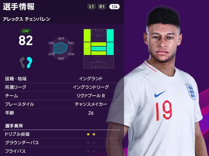 ウイイレで比較！リヴァプール対シティで鍵を握りそうな「イングランド代表」｜写真20