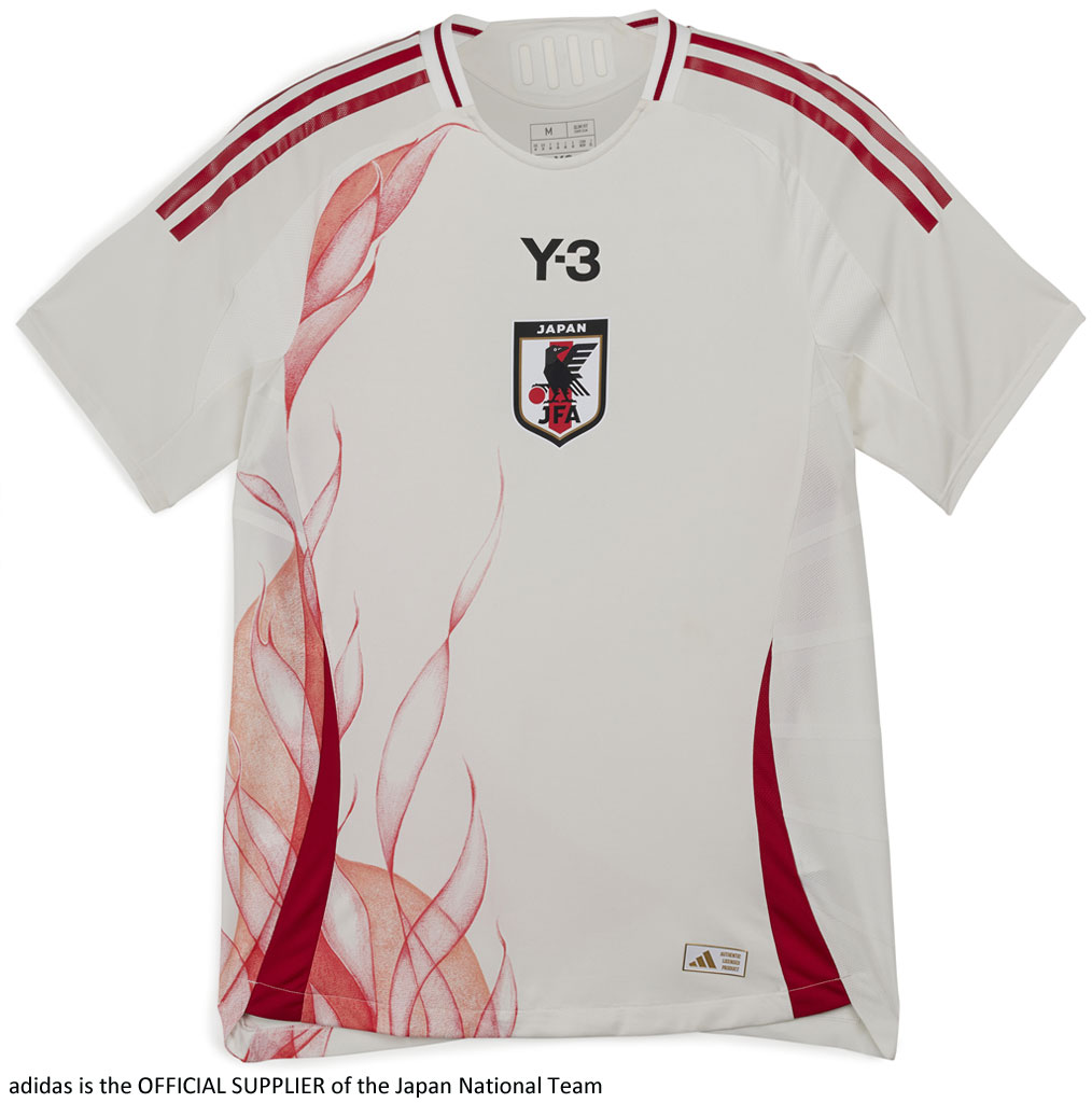 炎が復活！日本代表、2024新ユニフォームを発表 「ヨウジヤマモト×adidas」のY-3と歴史的なコラボが実現｜写真5