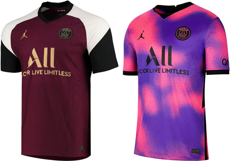 パリ・サンジェルマン、“JORDANコラボ”6年目の新ユニ登場！歴代『PSG×ジョーダン』はこうだった｜写真9