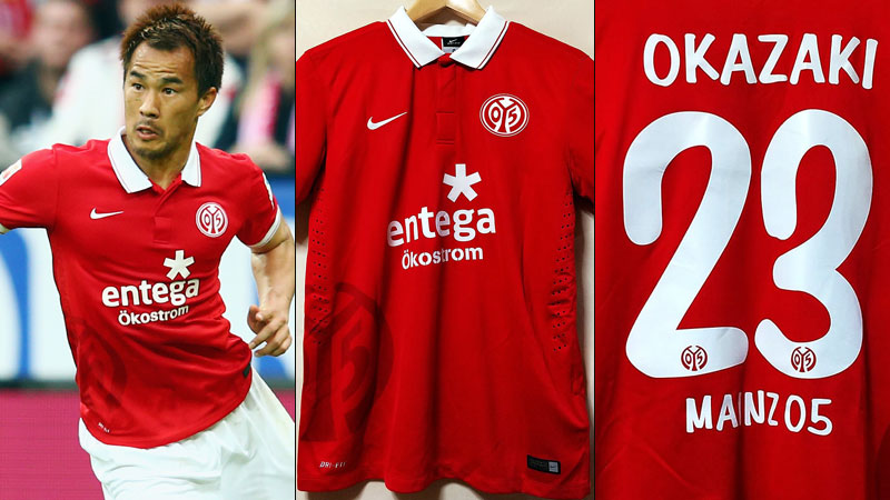 岡崎慎司、大活躍だったマインツ時代！今こそ推したい「懐かしユニフォーム」｜写真6