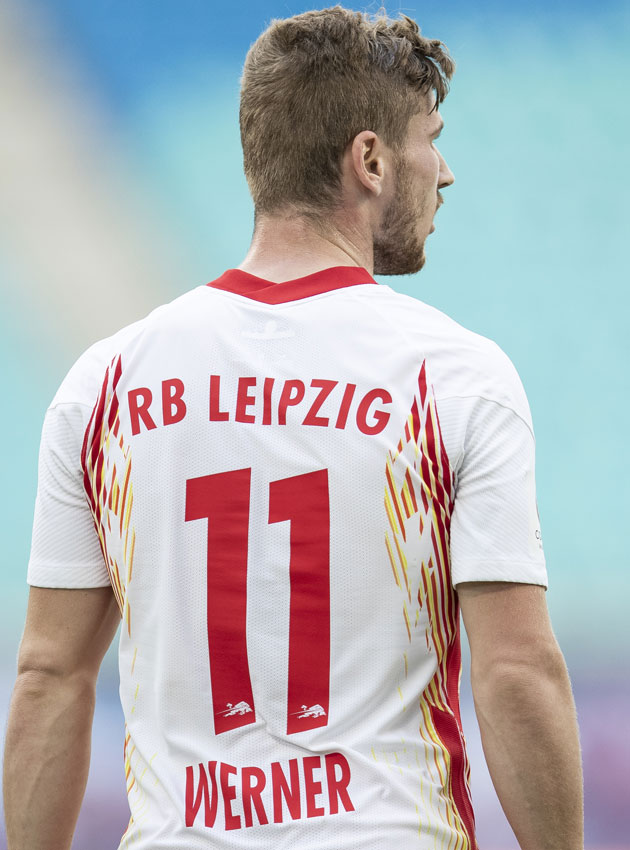 ライプツィヒ、2020-21新ユニフォーム発表！注目は「赤と黄の色彩ライン」｜写真5