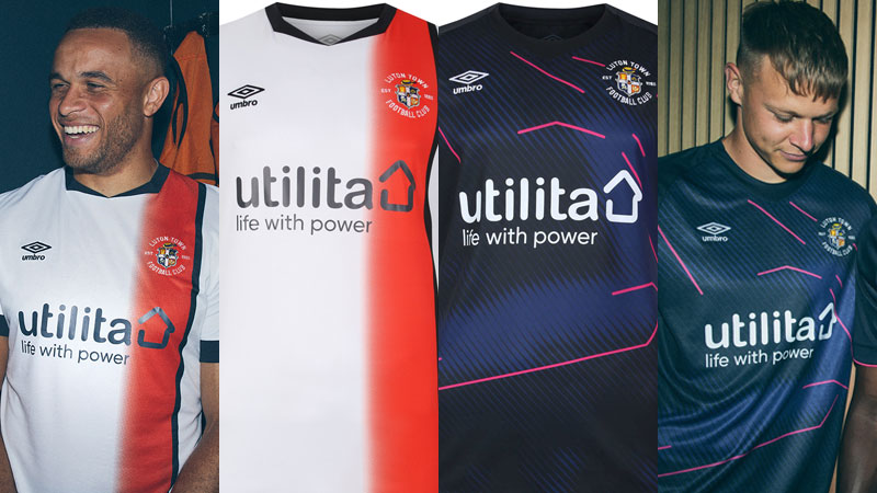 ルートン・タウン、ついにプレミア初勝点！最新ユニは「住宅地のスタジアム」へ敬意の“初代色デザイン”｜写真7