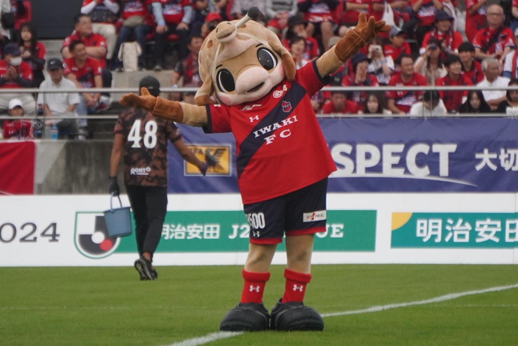 いわきFCの動けるかわいいマスコット！Qoly編集部が撮影したハーマー＆ドリーの写真を公開｜写真11