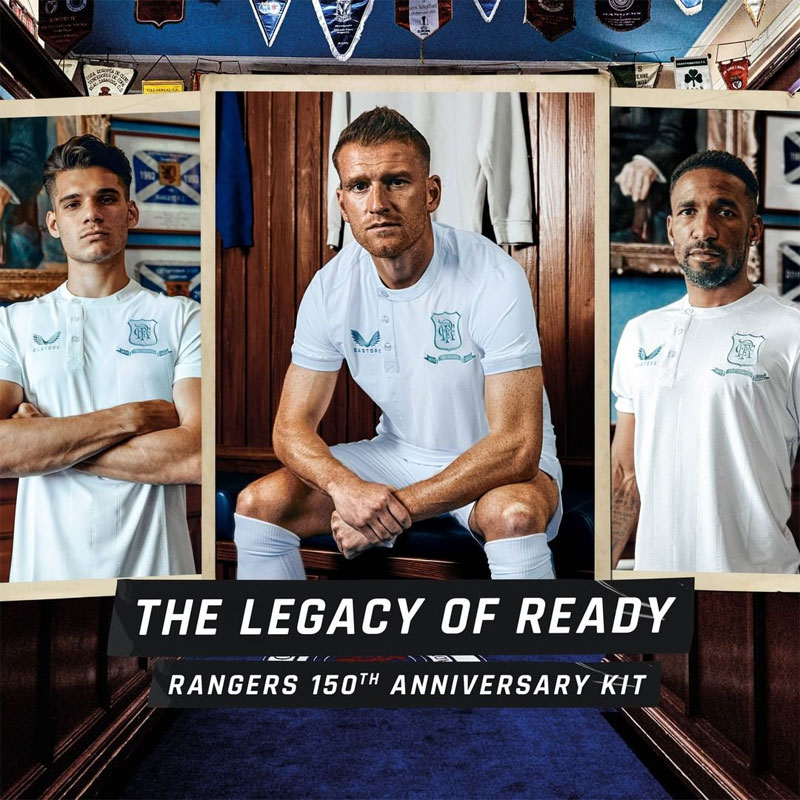 名門レンジャーズ、超レトロな「150周年記念ユニフォーム」を発表！｜写真5