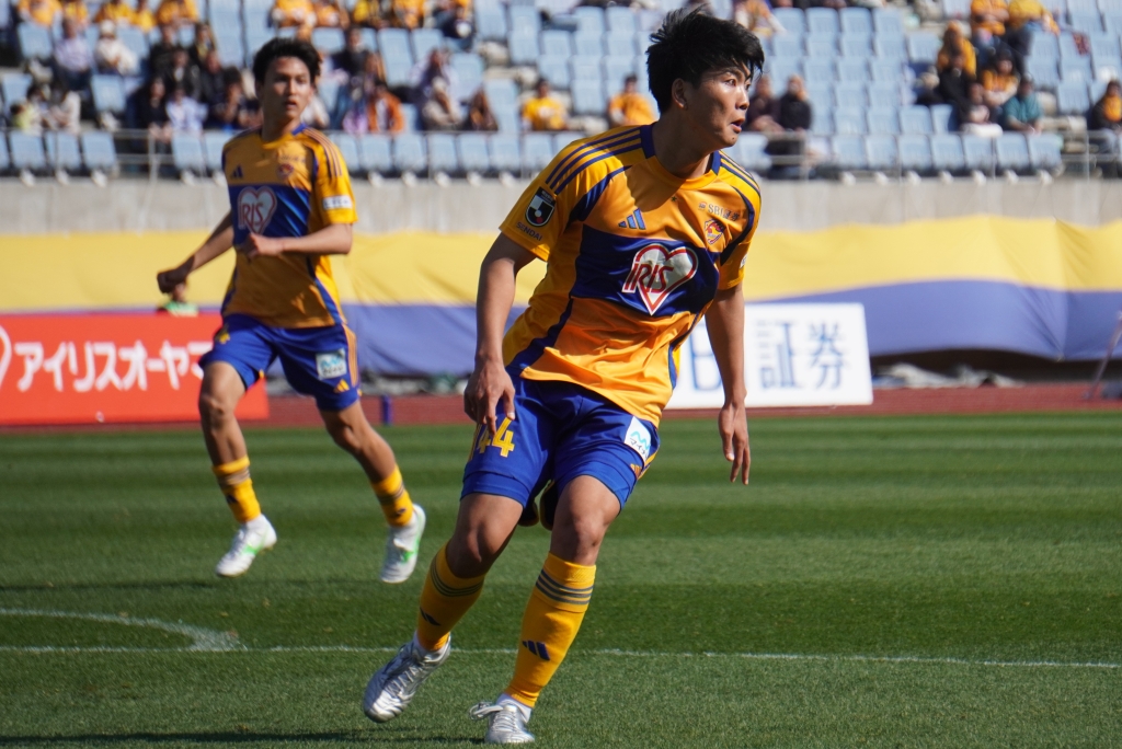 J2ベガルタ仙台の守備の要、DF井上詩音が強力FW抑え3試合連続無失点に貢献！「絶対にJ1へ上がって名古屋と対戦したい」｜写真4